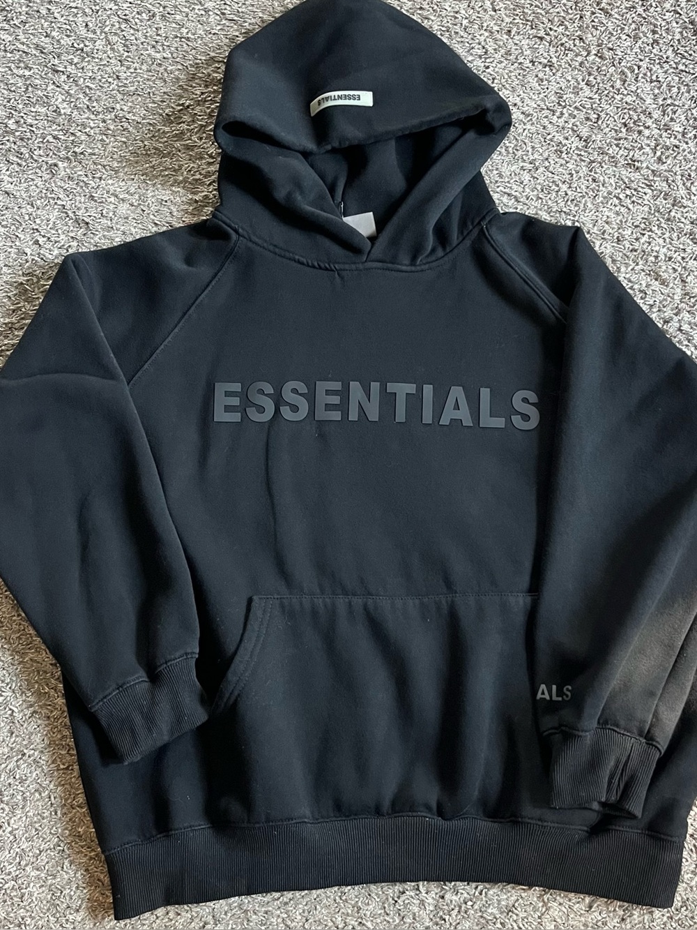 Essentials Fear of God the Big Dipper Men's Black Hoodie Sweatshirt